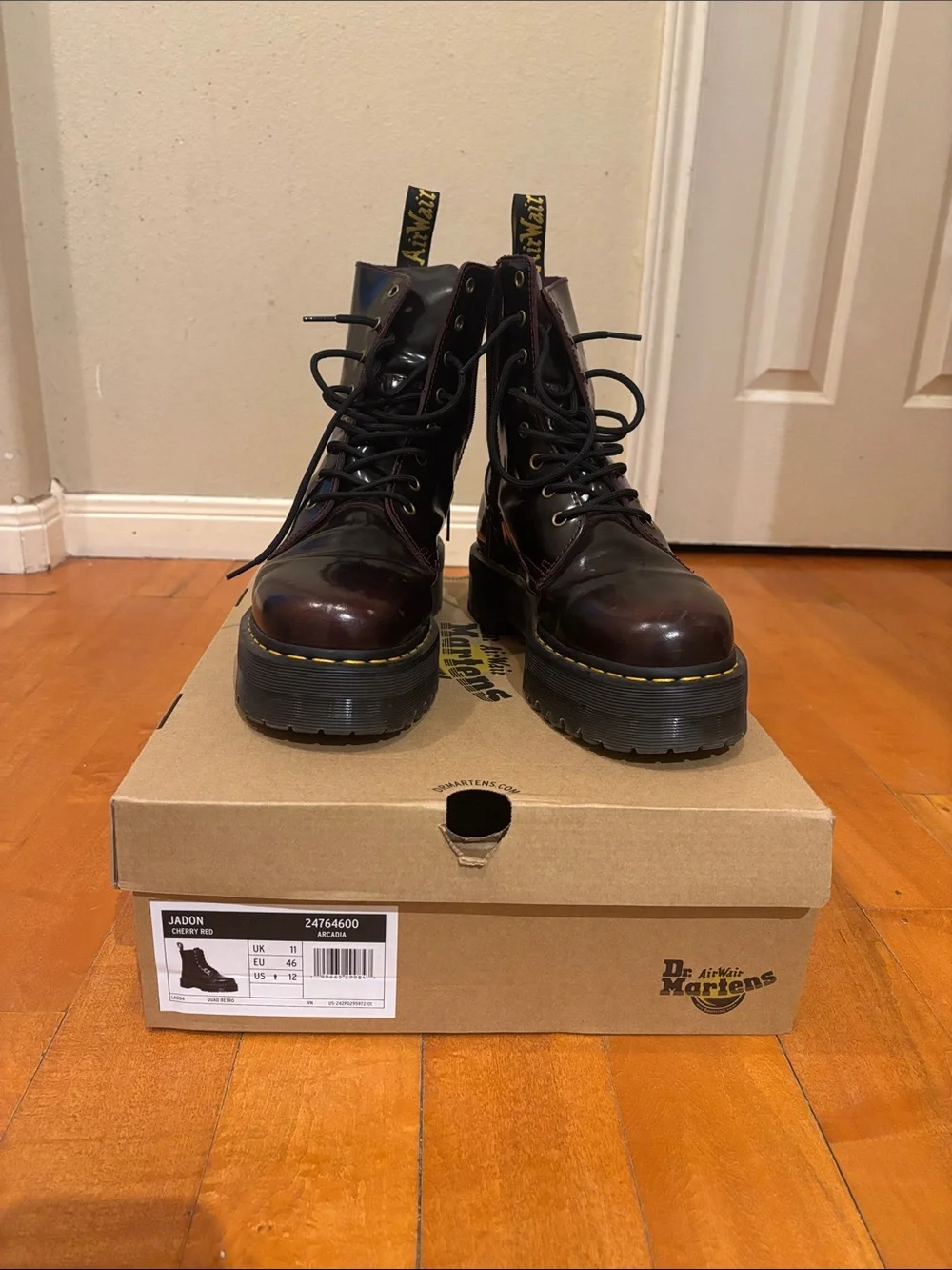 Dr. Martens jadon boot in arcadia leather